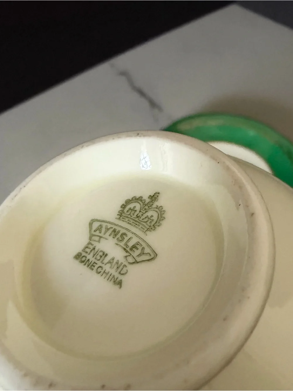 Aynsley green gold
